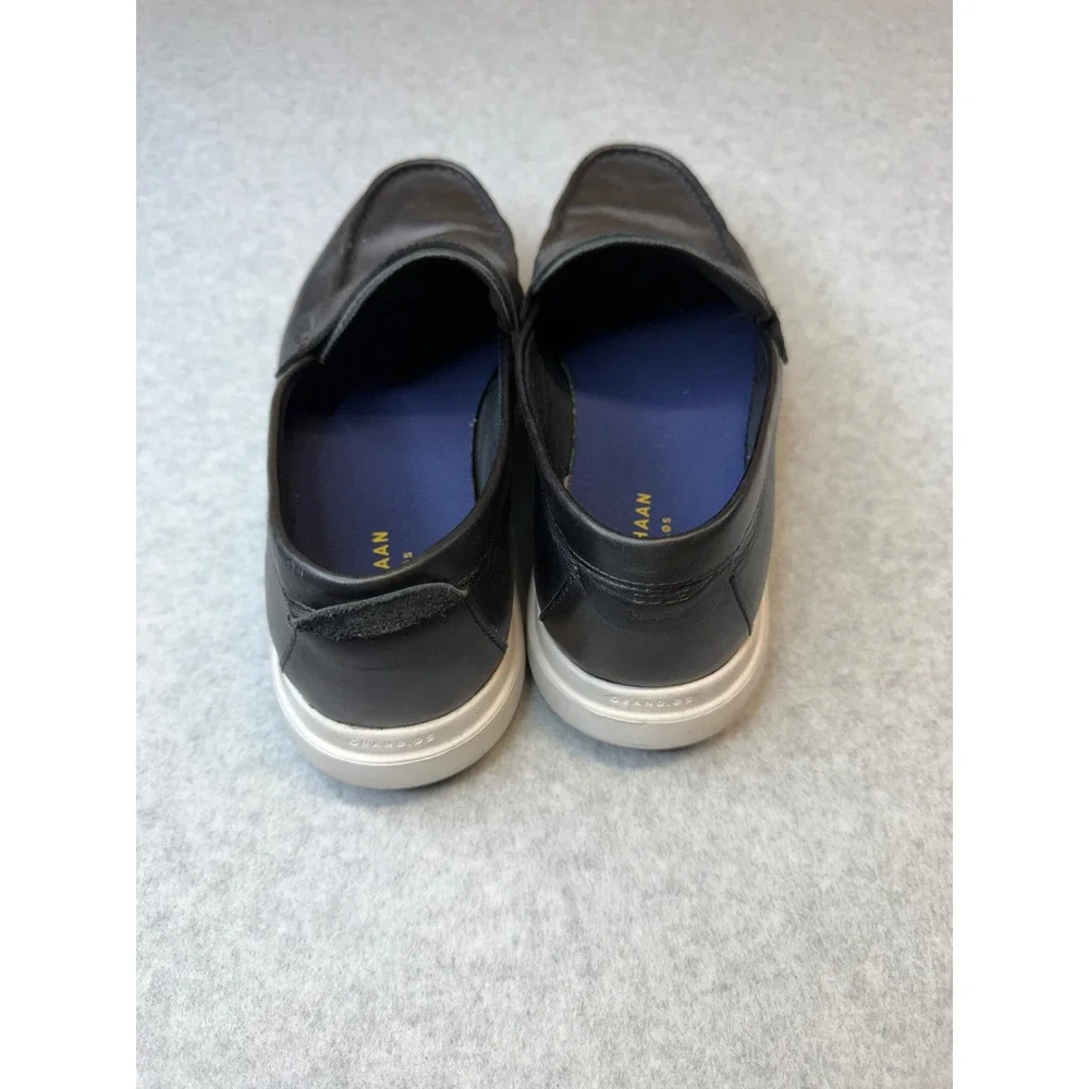Cole Haan Grand OS Mens Black Leather Penny Loafers C30474 Shoes Size 11
